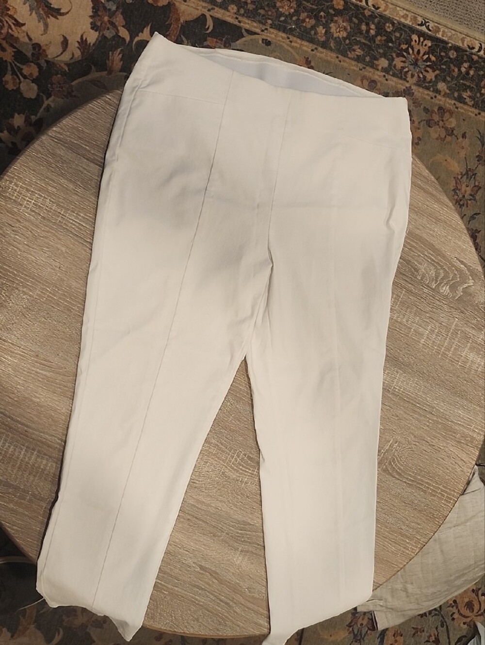 Chico's White So Slimming Ankle Pants - Picture 2 of 3